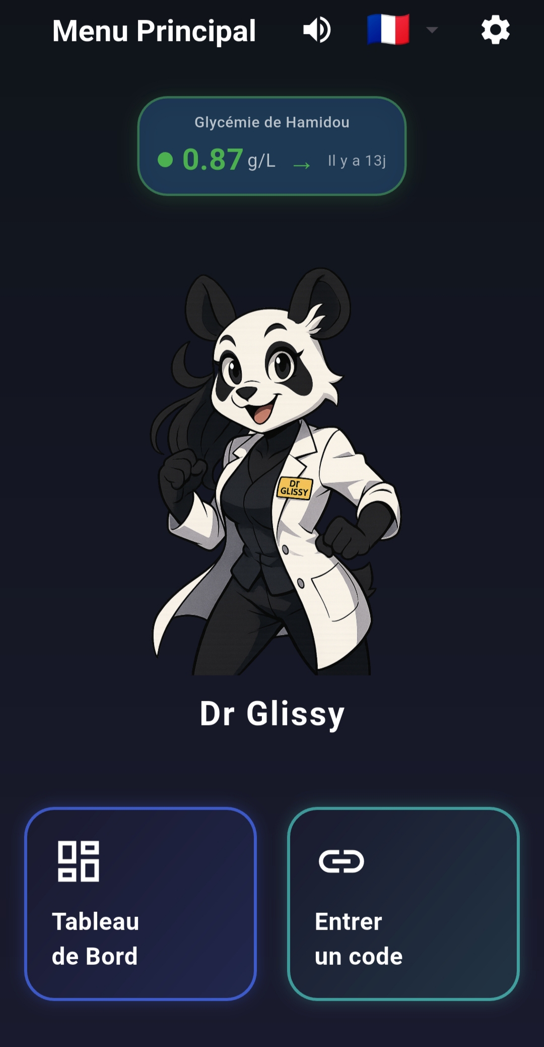 Capture du portail aidant GlissEasy